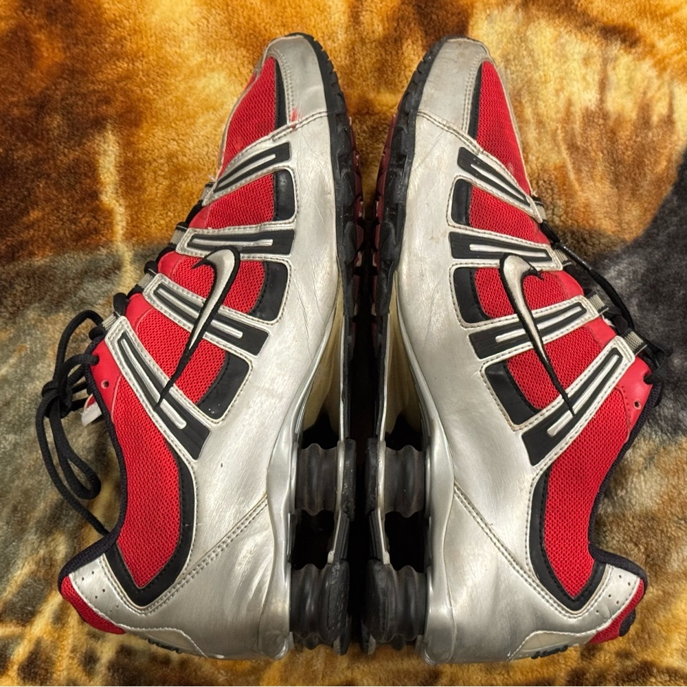 Nike Red and Silver Sneakers - Picture 3 of 6